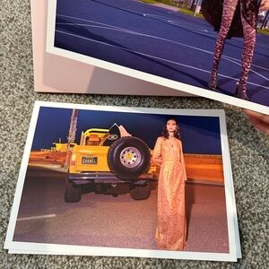 CHANEL Fashion Print with Yellow and Pink Tones